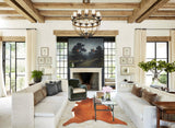 Brown and White Regular Cowhide Rug #B13657