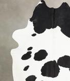 Black and White Cowhide Rug #B13661
