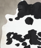 Black and White Cowhide Rug #B13741