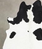 Black and White Cowhide Rug #B13746