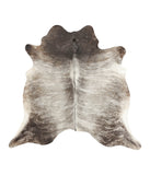Grey Brindle Cowhide Rug #B1377HUDSN