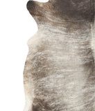 Grey Brindle Cowhide Rug #B1377HUDSN