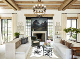 Black and White Cowhide Rug #B13835