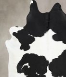 Black and White Cowhide Rug #B13845