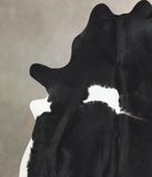 Black and White Cowhide Rug #B13848