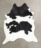 Black and White Cowhide Rug #B13853