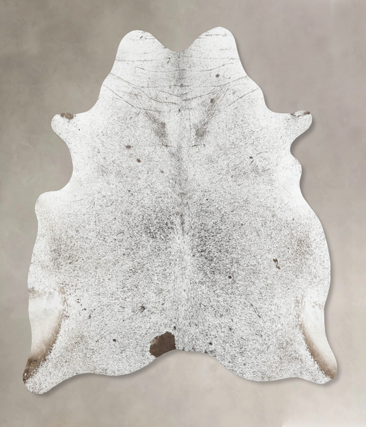 Salt and Pepper Black Cowhide Rug #B13866