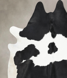 Black and White Cowhide Rug #B13871