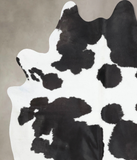 Black and White Cowhide Rug #B13873
