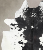 Black and White Cowhide Rug #B13884