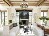 Black and White Cowhide Rug #B13884