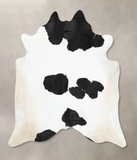 Black and White Cowhide Rug #B13895