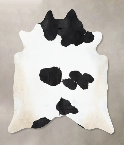 Black and White Cowhide Rug #B13895