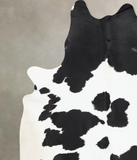 Black and White Cowhide Rug #B13905