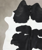 Black and White Cowhide Rug #B13924