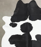 Black and White Cowhide Rug #B13926