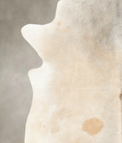 Grey with Beige Cowhide Rug #B1423