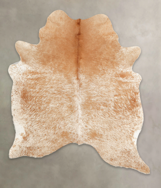 Salt and Pepper Brown Cowhide Rug #B1435