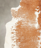 Beige and White Cowhide Rug #B1440