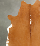 Brown and White  Cowhide Rug #B14515