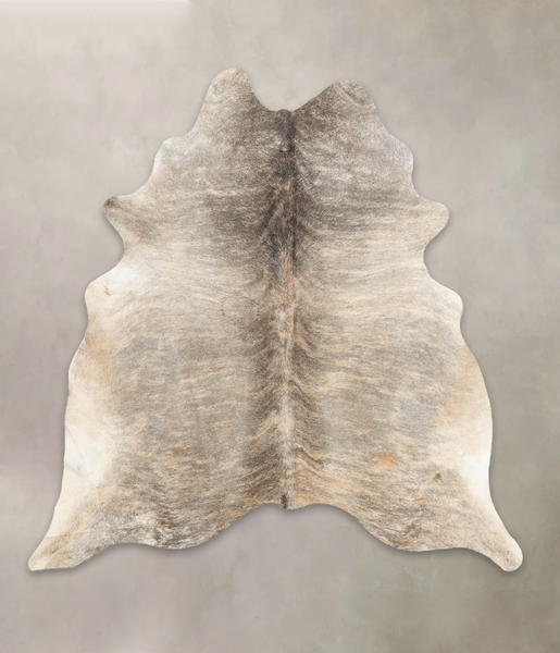 Grey Brindle Cowhide Rug #B1482
