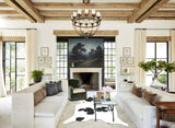 Black and White Cowhide Rug #B15093