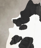 Black and White Cowhide Rug #B15095