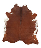 Brown and White Regular Cowhide Rug #B1514HUDSN