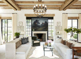 Ivory with Beige Cowhide Rug #B15155