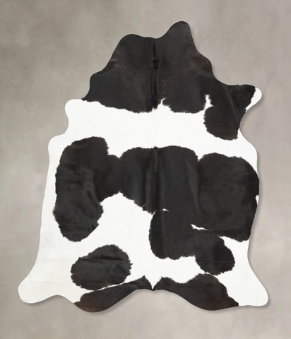 Black and White Cowhide Rug #B15306