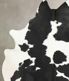 Black and White Cowhide Rug #B15395