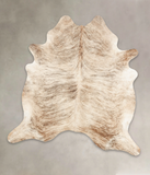 Light Brindle Cowhide Rug #B1577