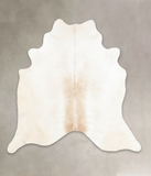 Ivory with Beige Cowhide Rug #B1613