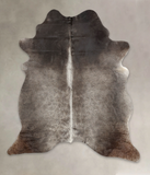 Dark Grey Cowhide Rug #B1640