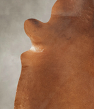 Solid Brown Cowhide Rug #B1668