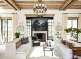 Beige and White Cowhide Rug #B16796