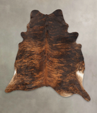 Dark Brindle Cowhide Rug #B1690