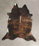 Dark Brindle Cowhide Rug #B1694