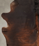 Dark Brindle Cowhide Rug #B1696