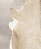 Grey With White Cowhide Rug #B1734