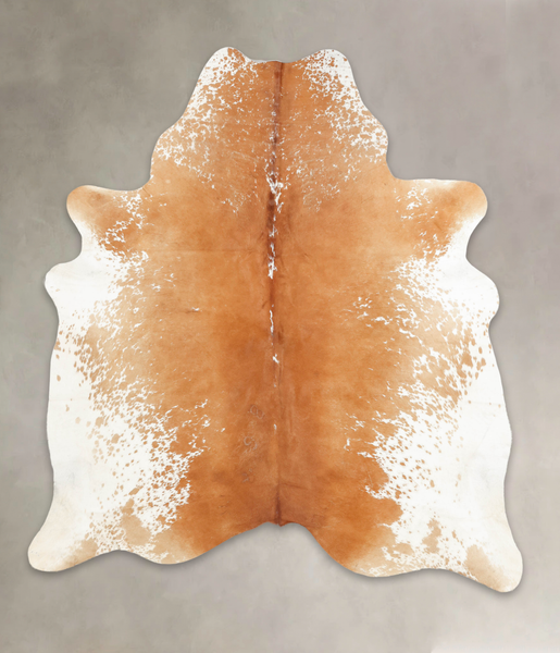 Salt and Pepper Brown Cowhide Rug #B1741