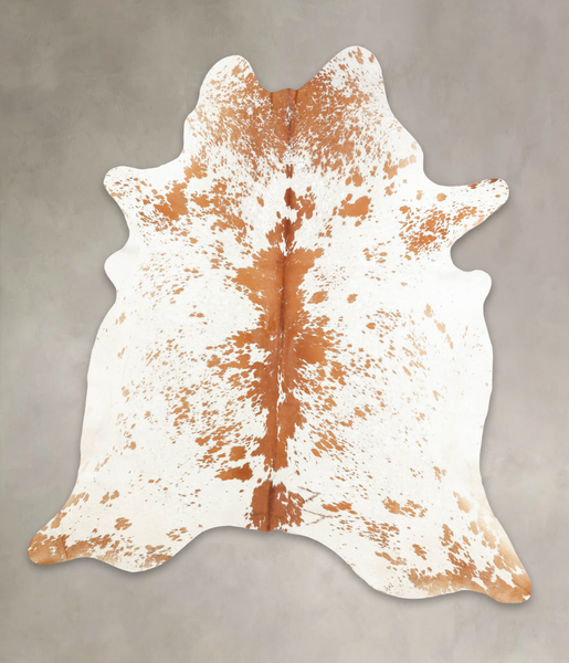 Salt and Pepper Brown Cowhide Rug #B1751