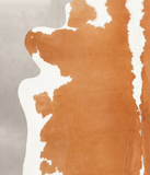 Beige and White Cowhide Rug #B1776