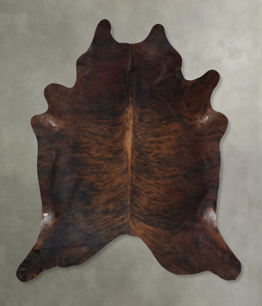 Dark Brindle Cowhide Rug #B17770