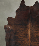 Dark Brindle Cowhide Rug #B17770