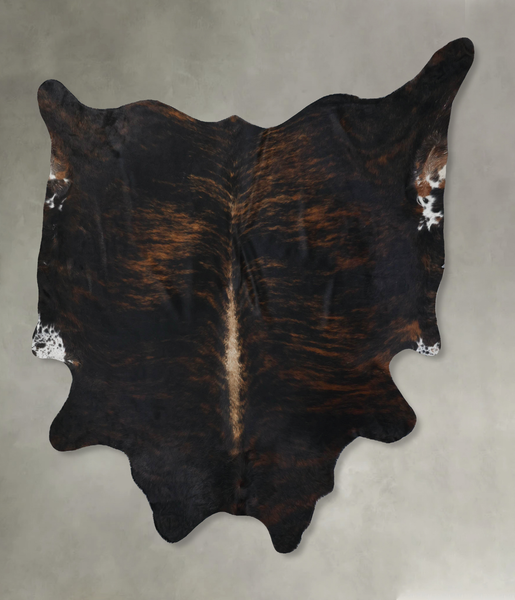 Dark Brindle Cowhide Rug #B17780