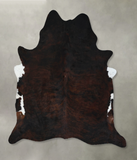 Dark Brindle Cowhide Rug #B17782