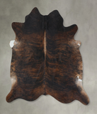 Dark Brindle Cowhide Rug #B17784