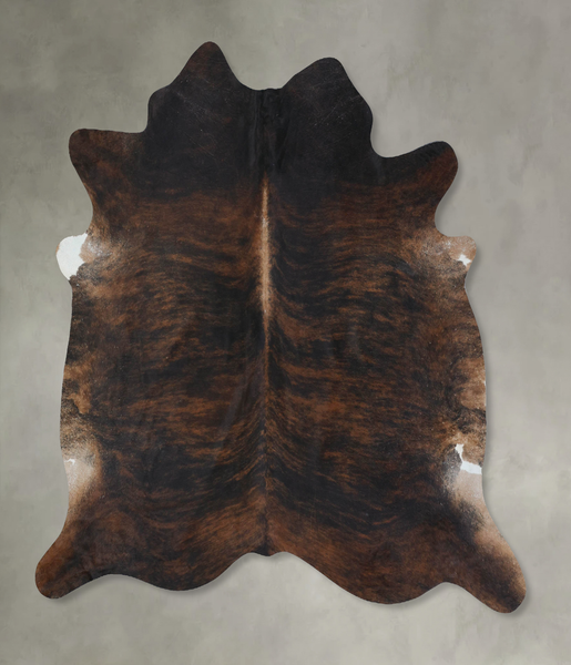 Dark Brindle Cowhide Rug #B17784