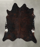 Dark Brindle Cowhide Rug #B17785